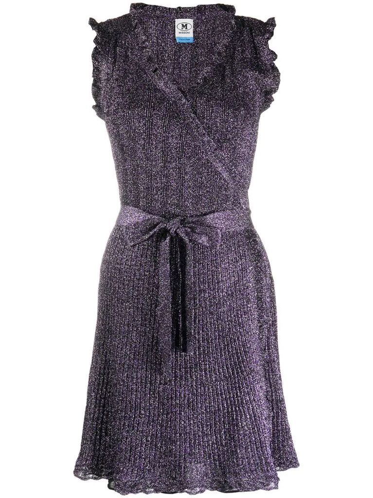 knitted wrap dress
