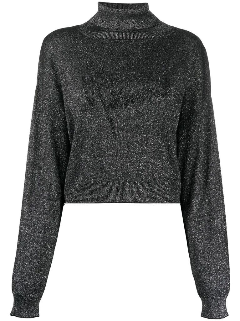 long-sleeve roll neck jumper