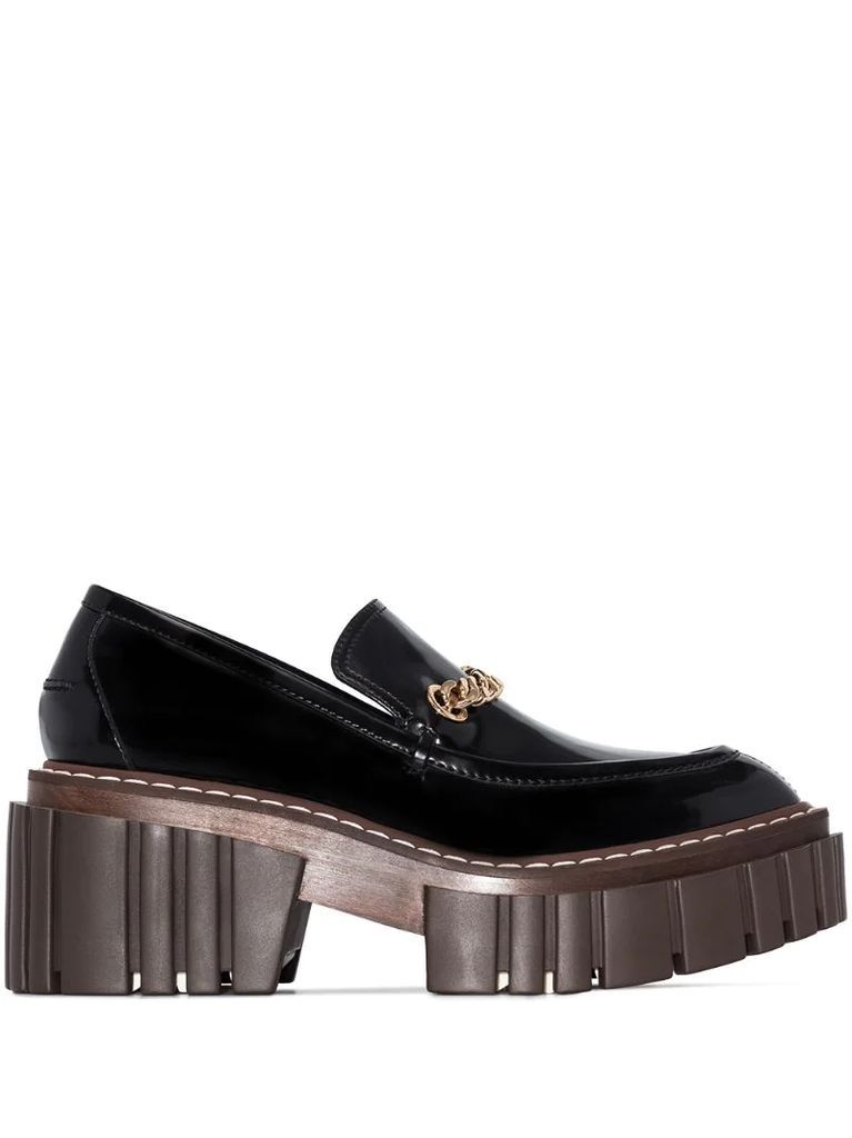 chunky 40mm slip-on loafers