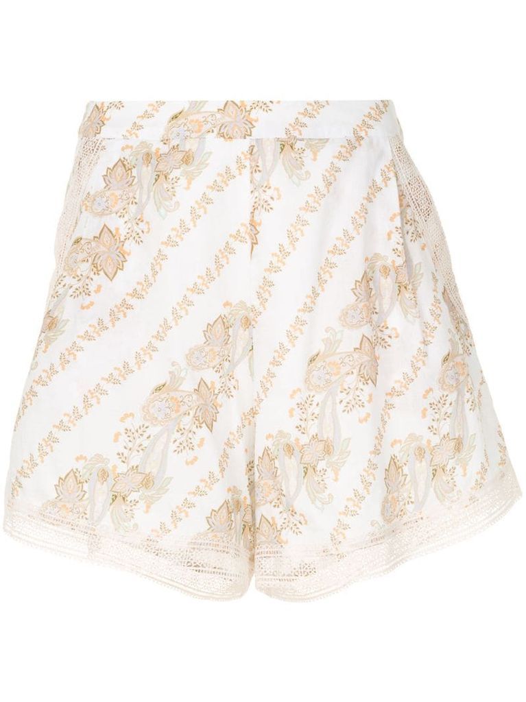 Bronte high-waisted shorts