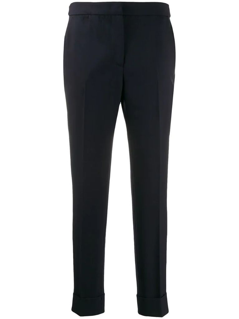 formal cropped trousers