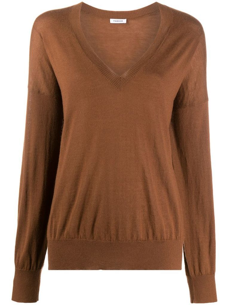 V-neck jumper