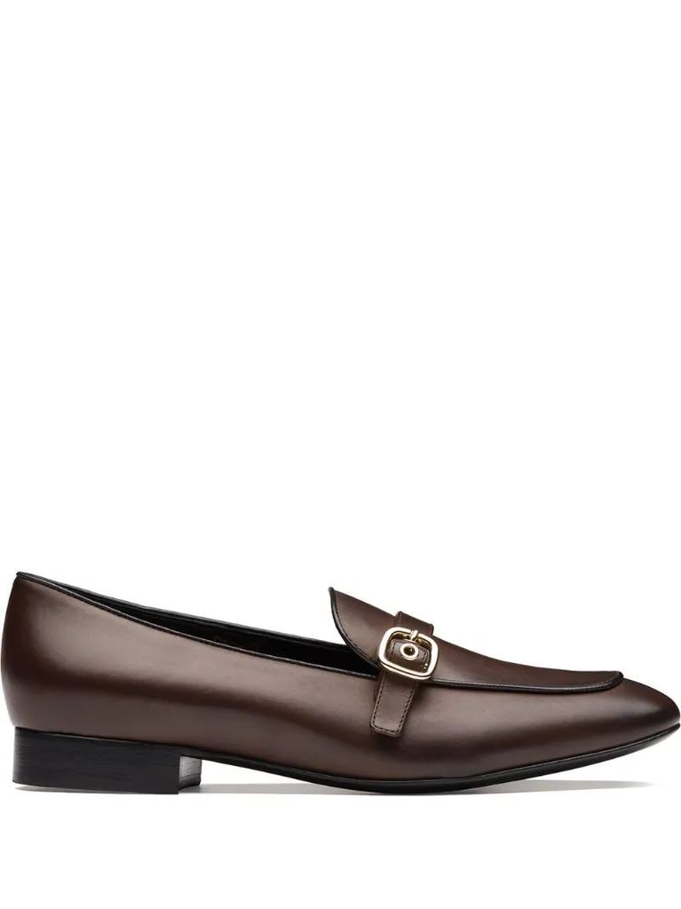 Blanche buckle detail loafers