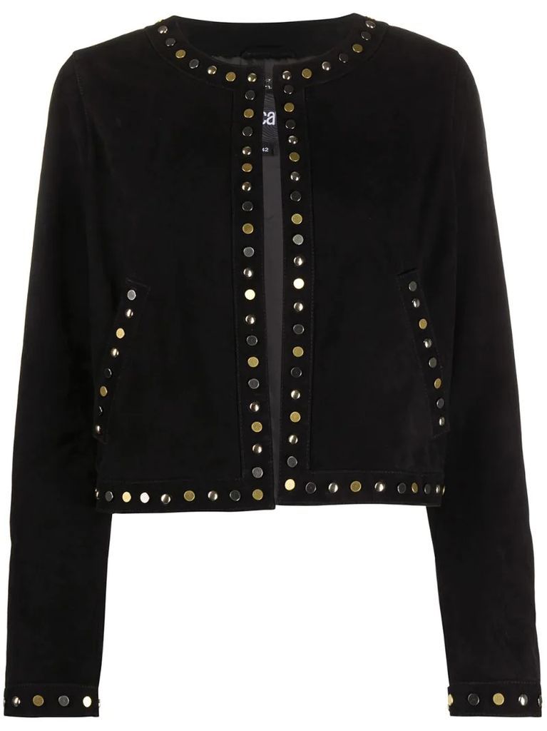 studded fitted jacket