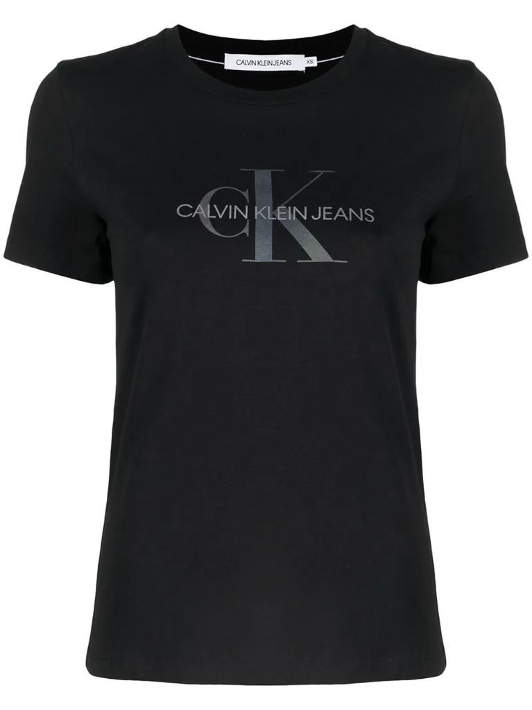 logo-print organic cotton t-shirt