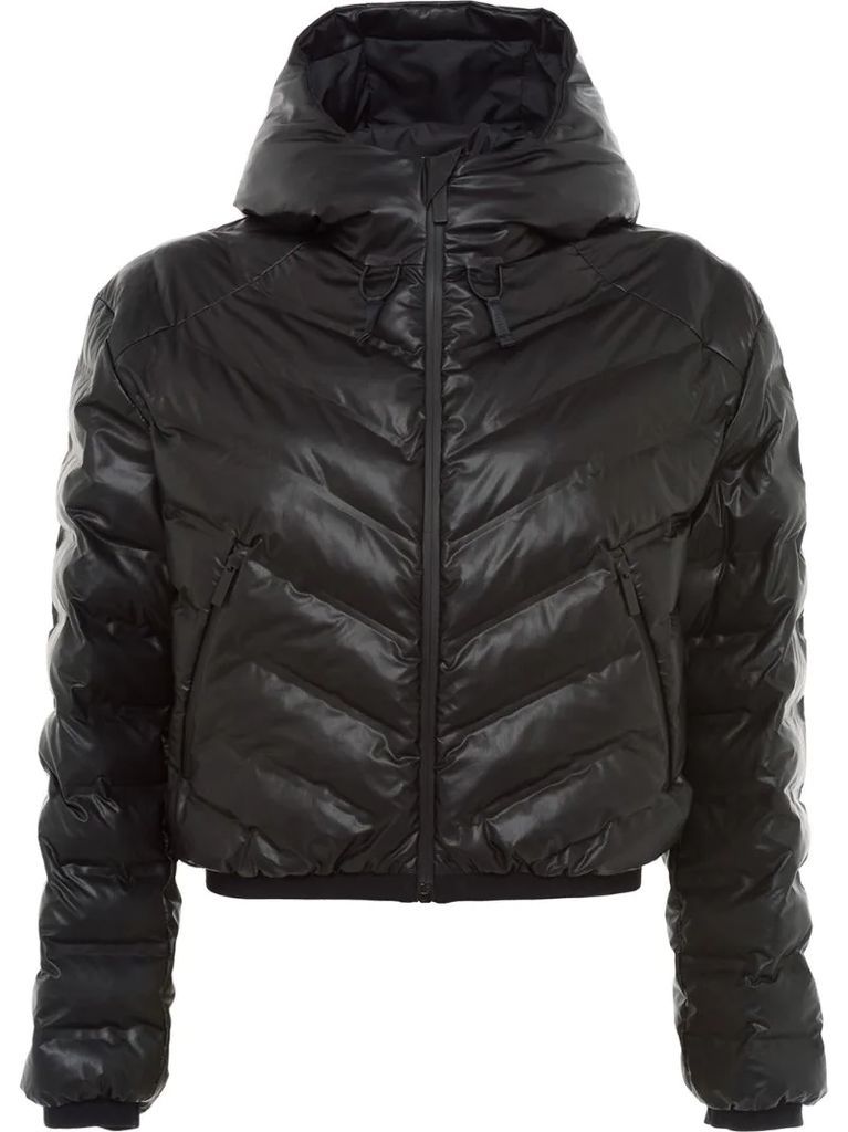 LR-LX020 cropped puffer jacket