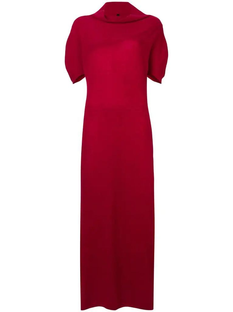 cashmere knitted long dress