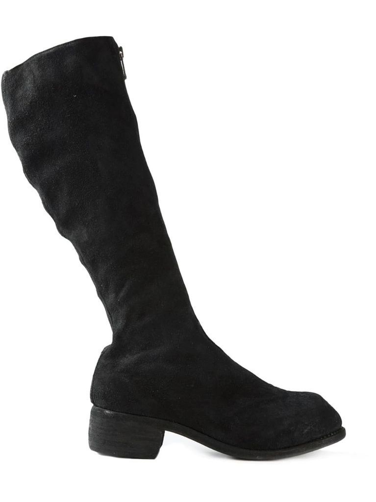 front zip boots