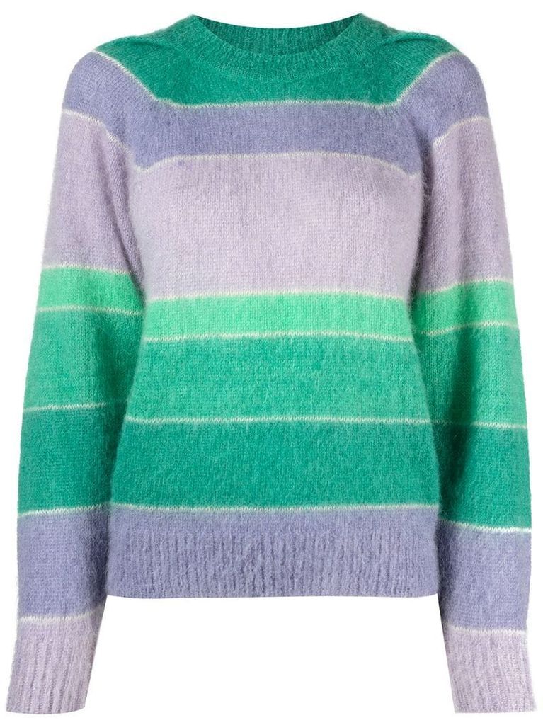 stripe knit jumper