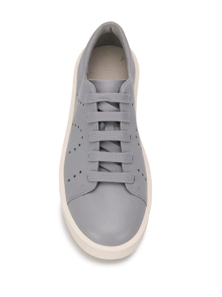 Courb perforated low-top sneakers