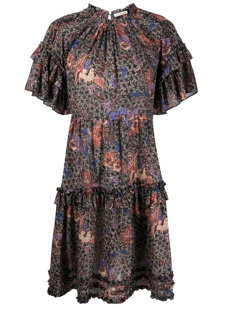 Delia floral print dress