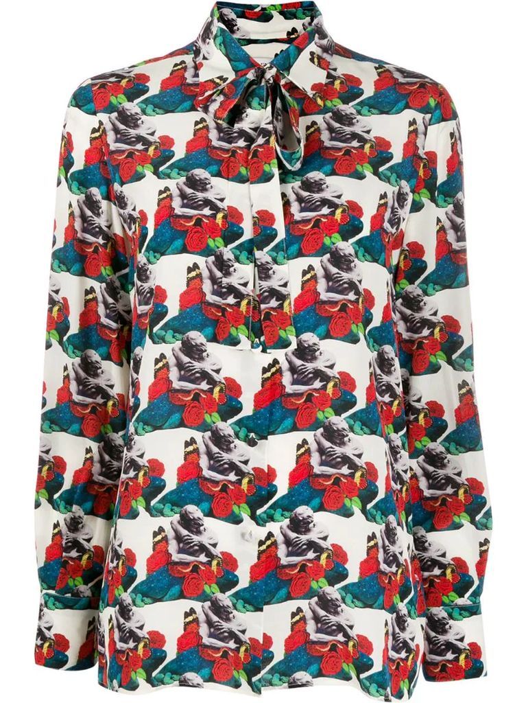 x Undercover graphic print shirt