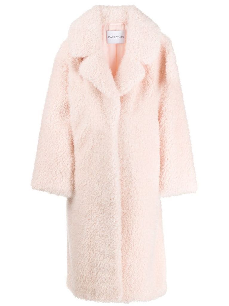 Clara faux-shearling coat