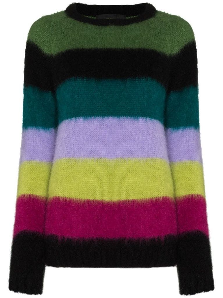 stripe knit jumper