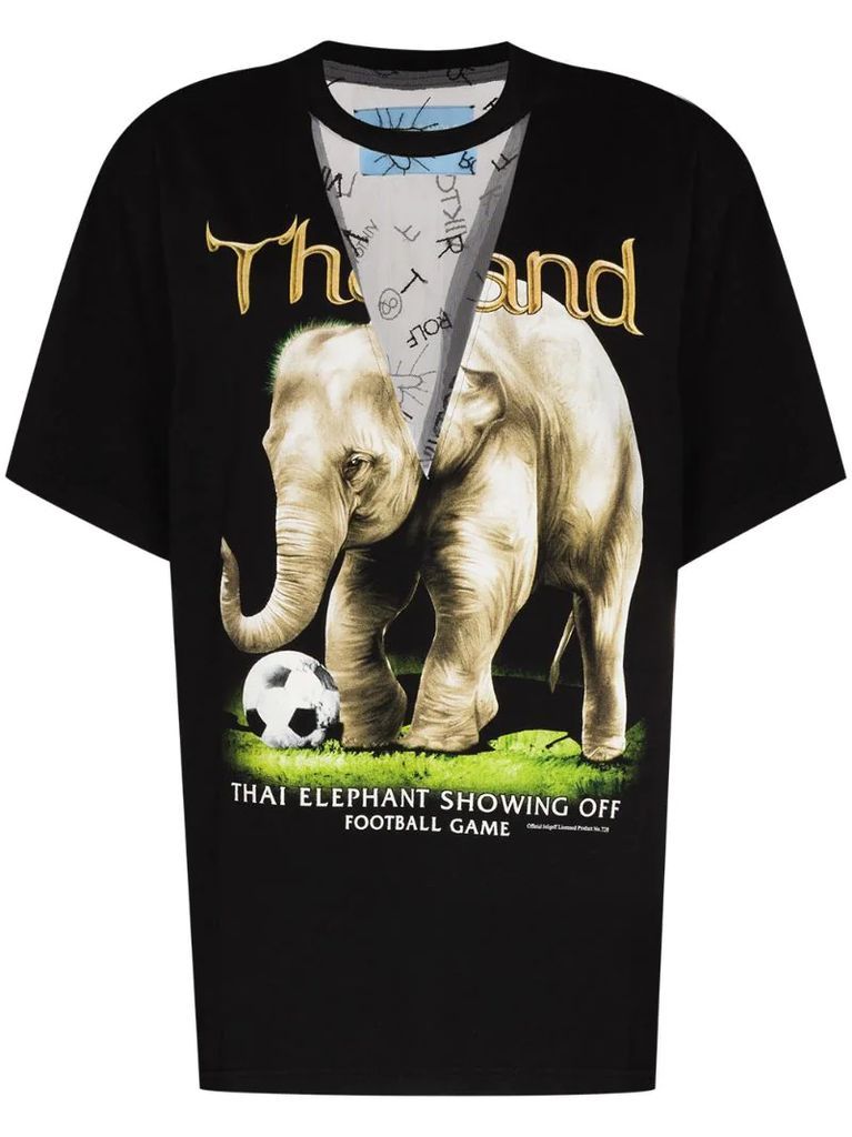 Vintage Elephant print T-shirt