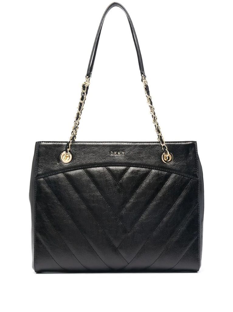 Cici quilted tote bag