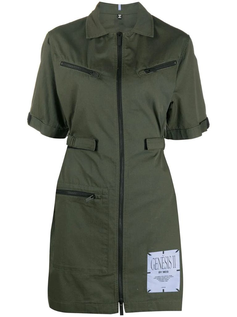 fitted cargo dress