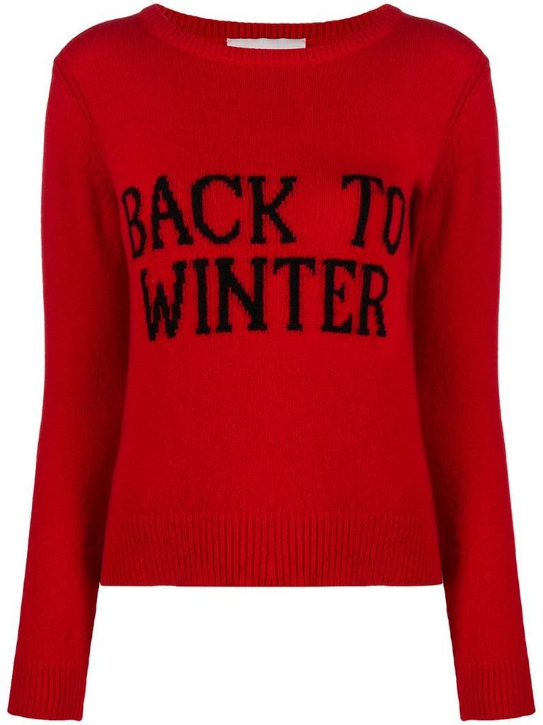 Back to Winter jumper