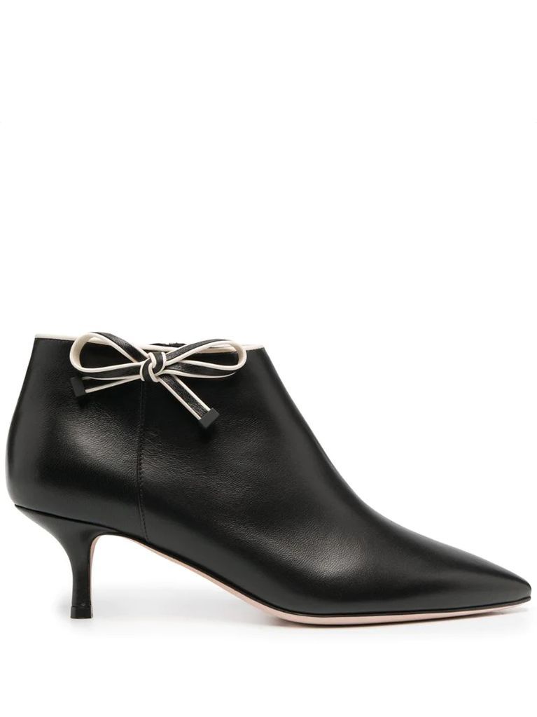 Lucilla bow-detail boots