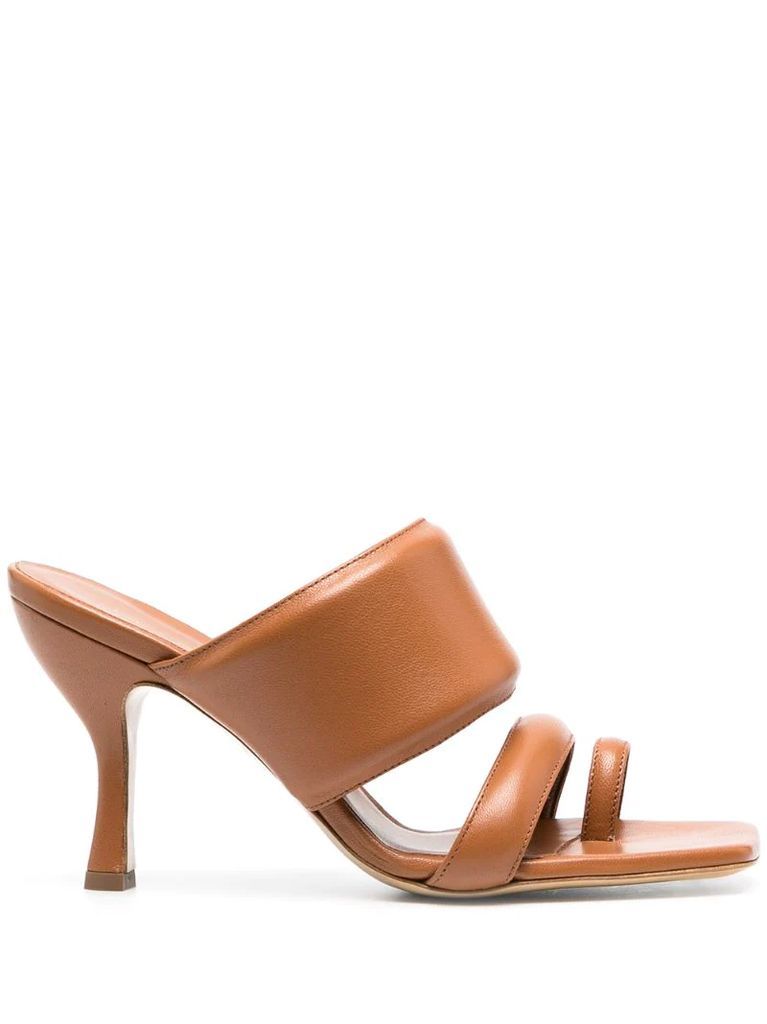 padded open-toe sandals
