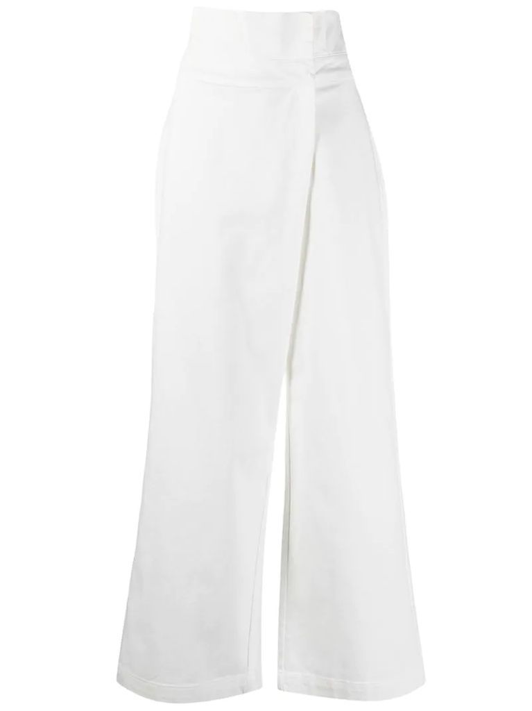 high-rise paperbag trousers