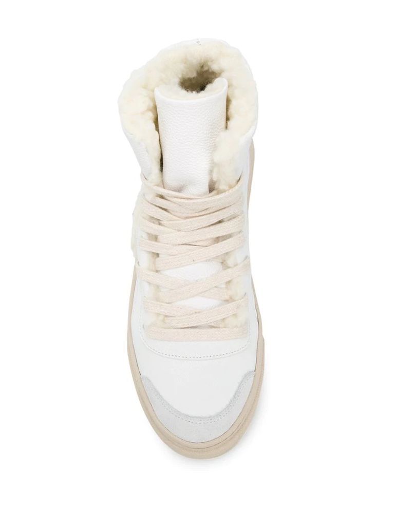 Sporty Movement high-top trainers