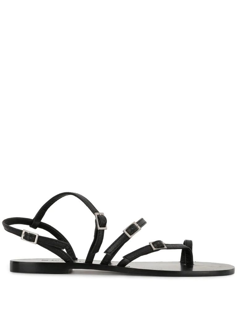 Cairo strappy flat sandals