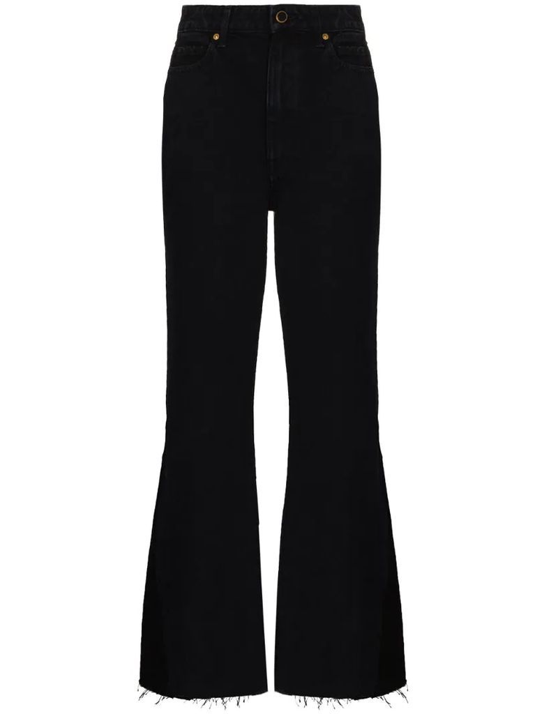 Layla cropped flared jeans