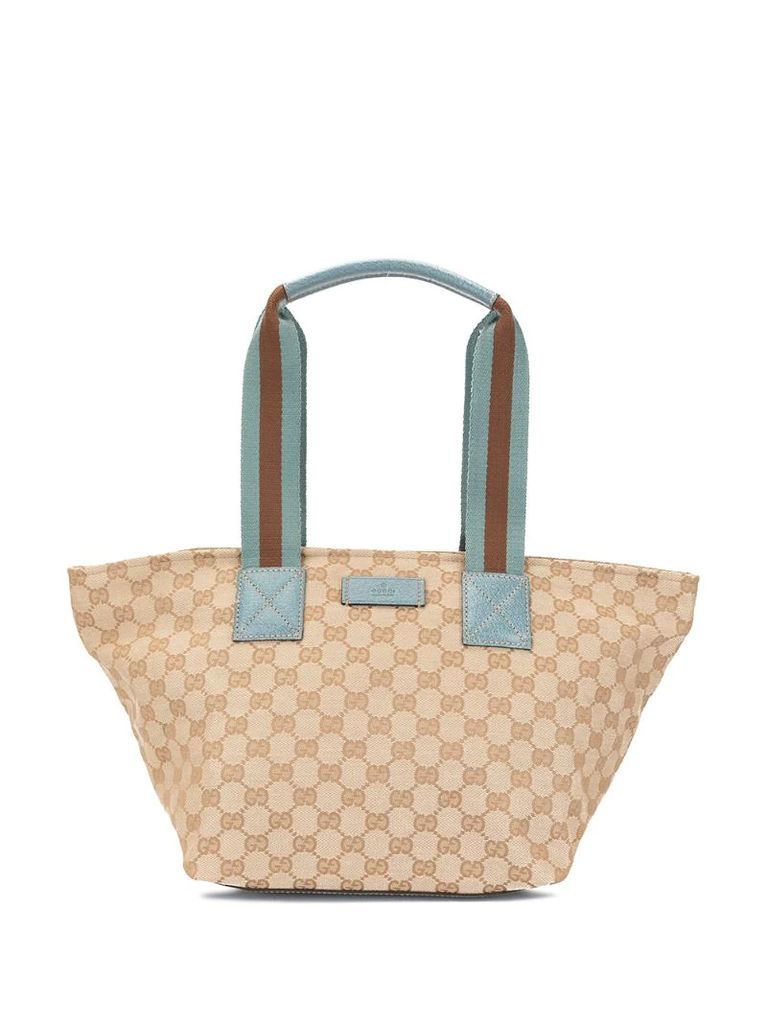 Shelly Line GG Hand Tote Bag