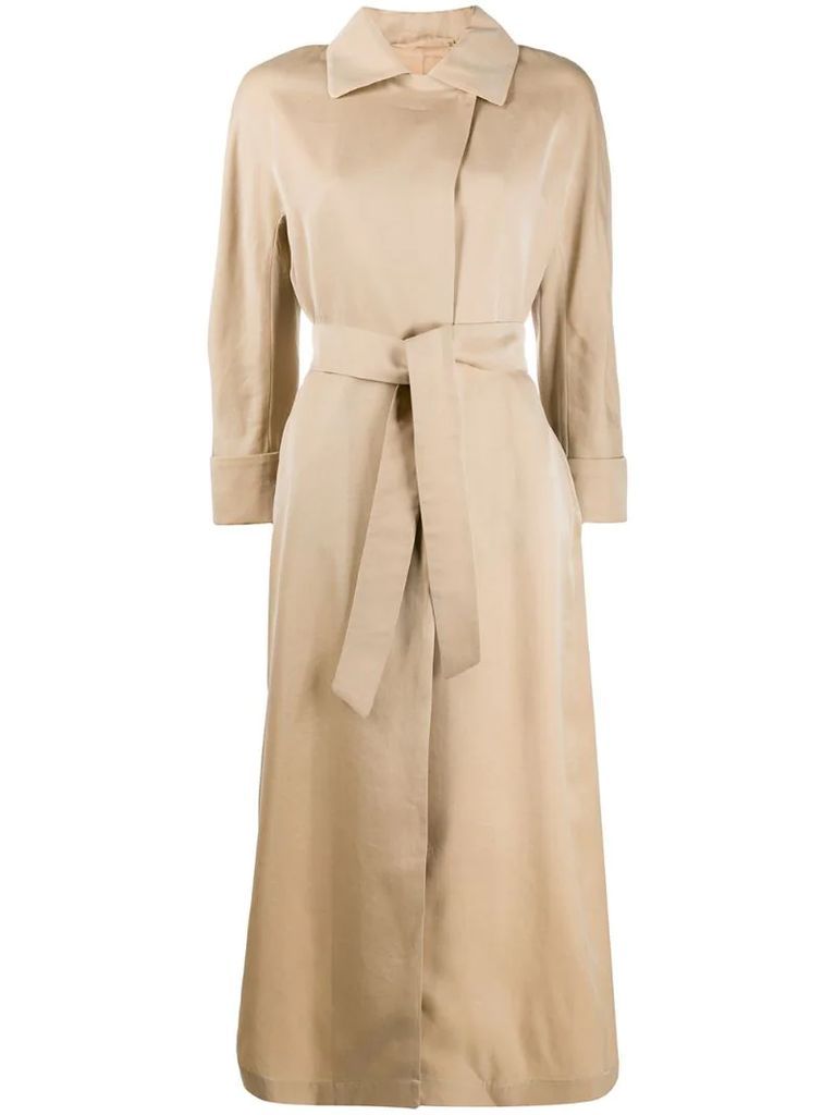 belted trench coat