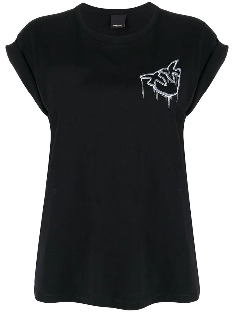 embroidered logo T-shirt