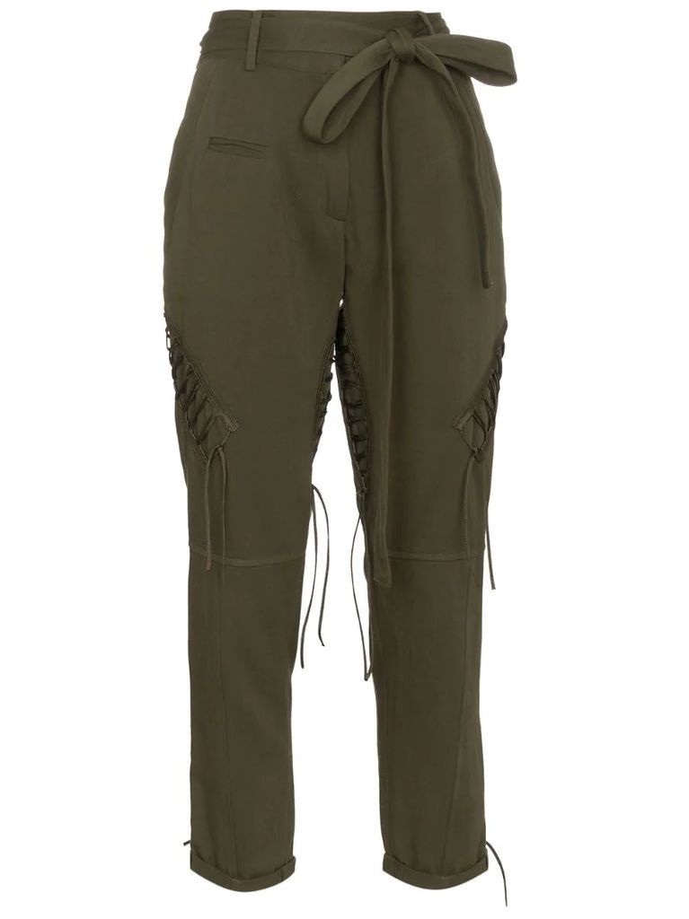 Laced Military Pants