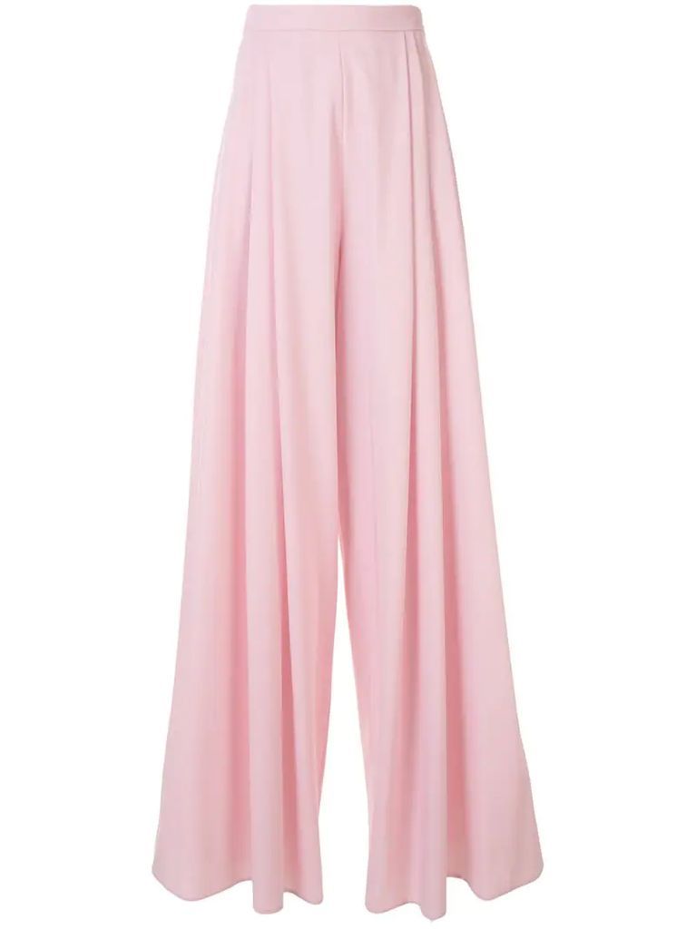 wide palazzo trousers
