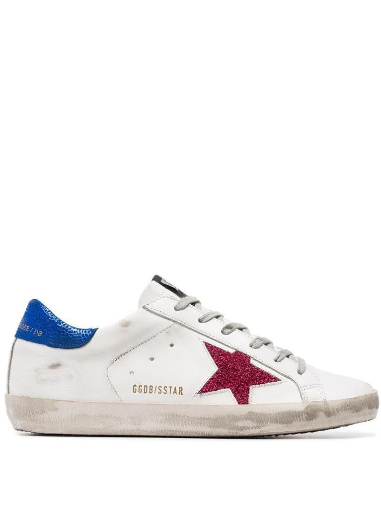 white Superstar leather low-top sneakers