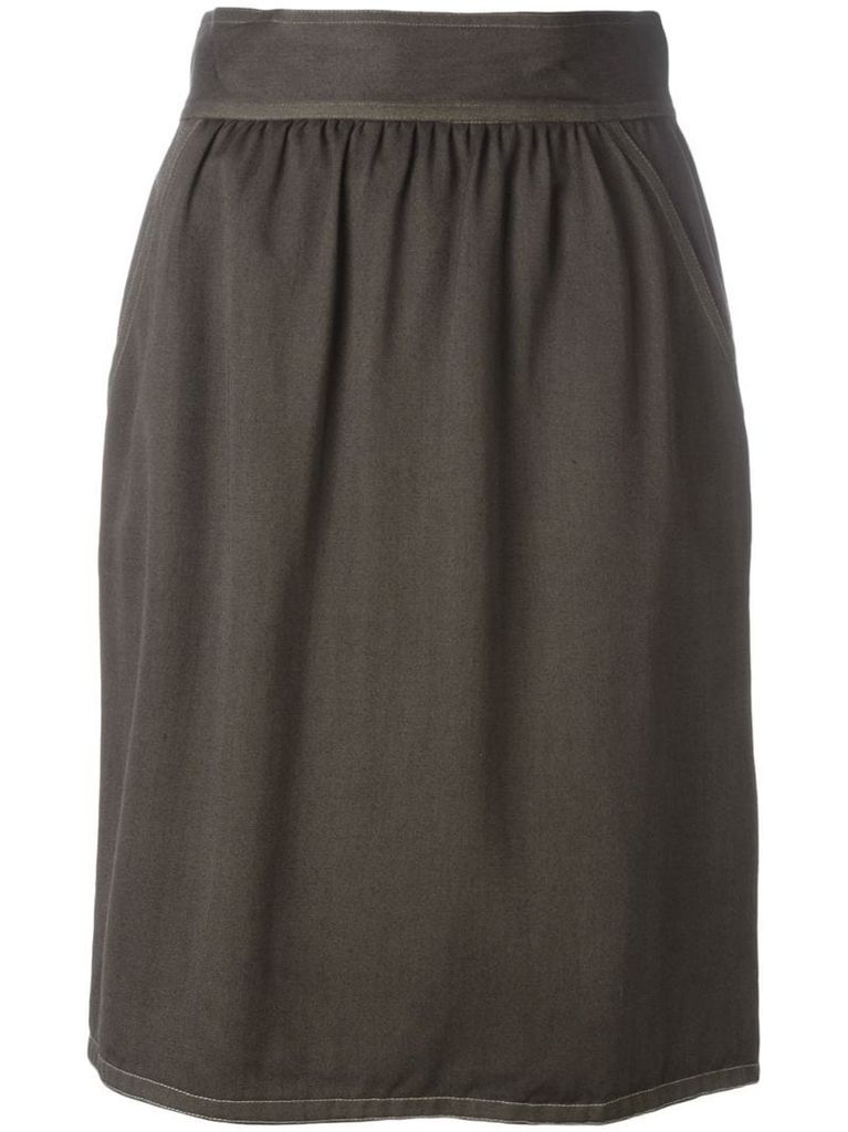 high waist skirt