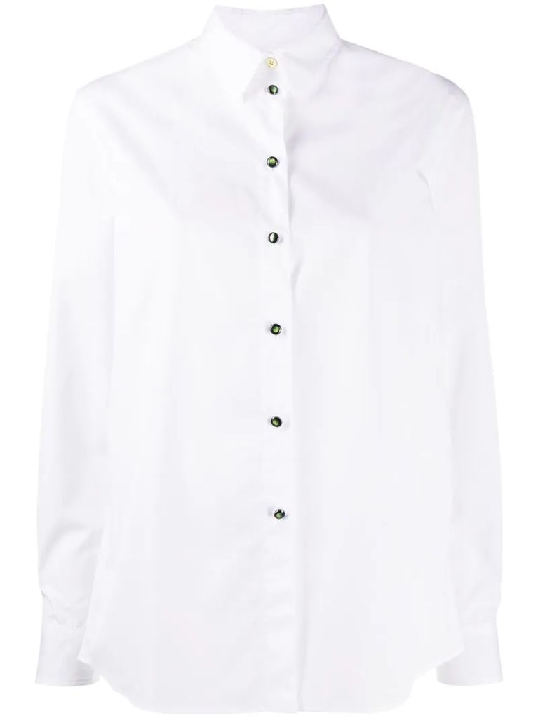 long-sleeved cotton shirt