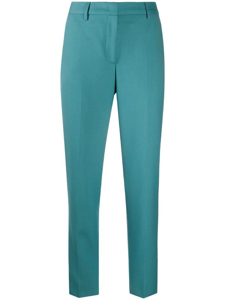 slim tapered fit trousers