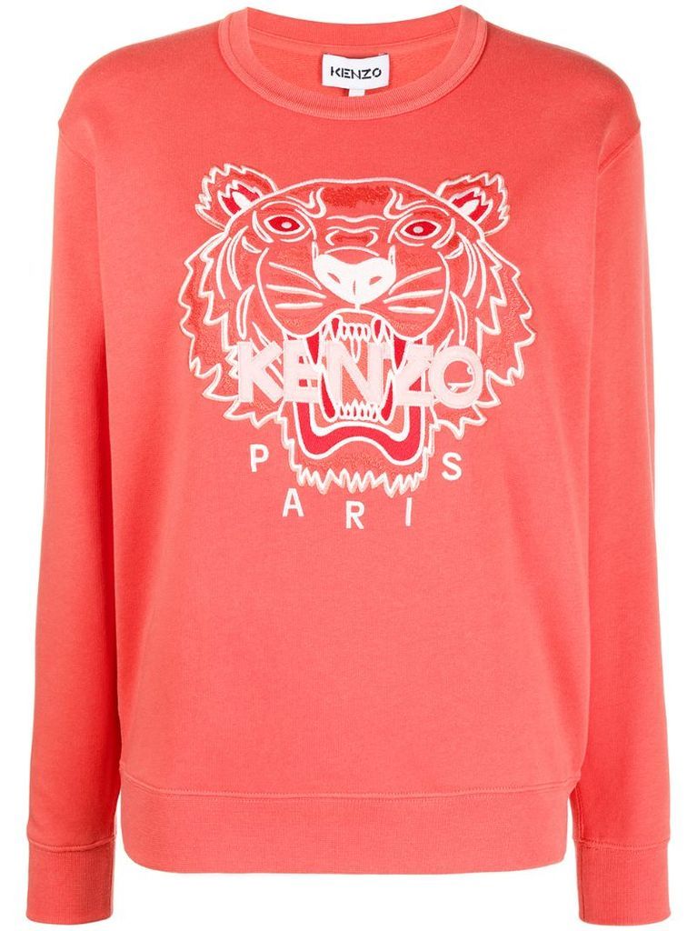 Tiger embroidered sweatshirt