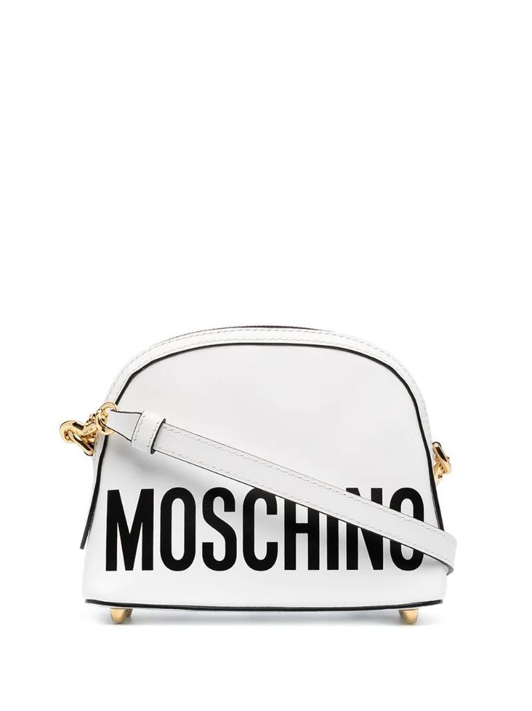 mini logo-print crossbody bag
