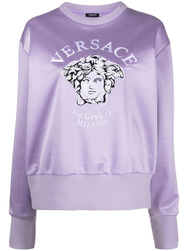 Medusa-print sweatshirt