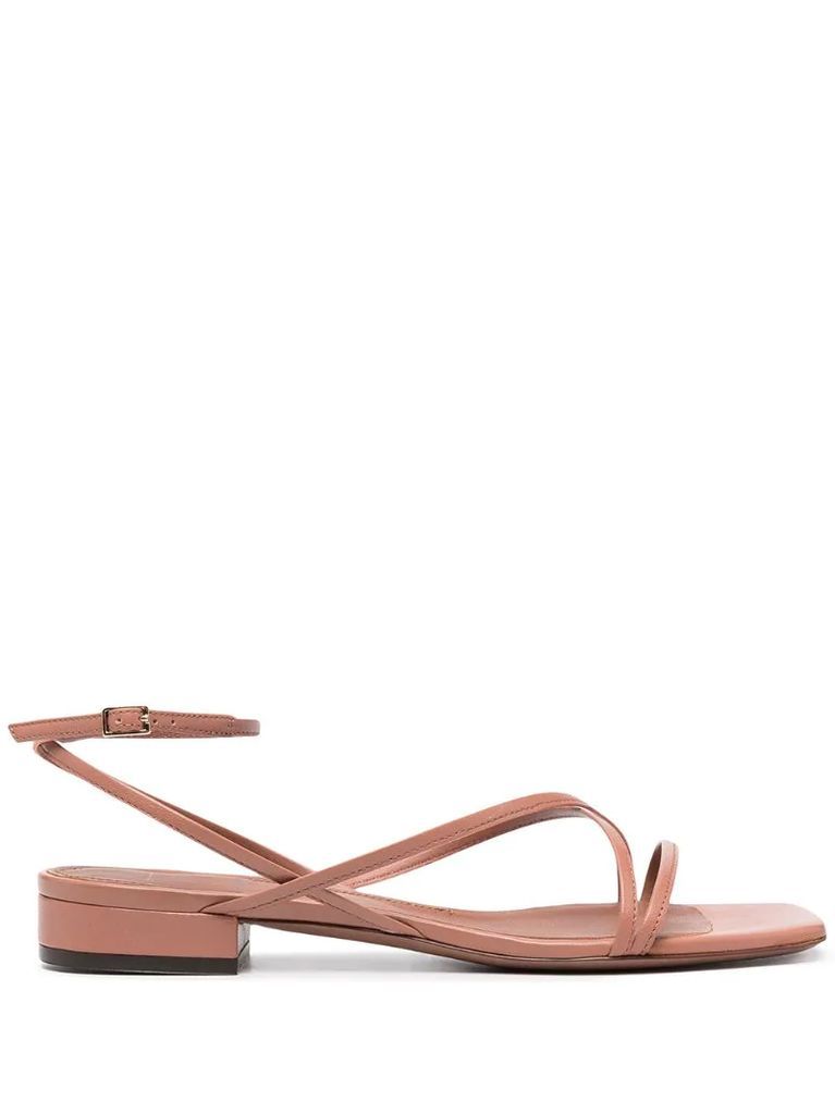 strappy flat sandals