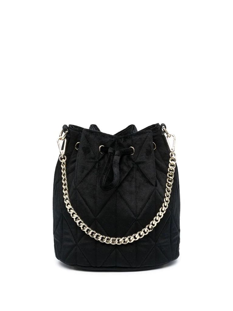 small Actual quilted bucket bag