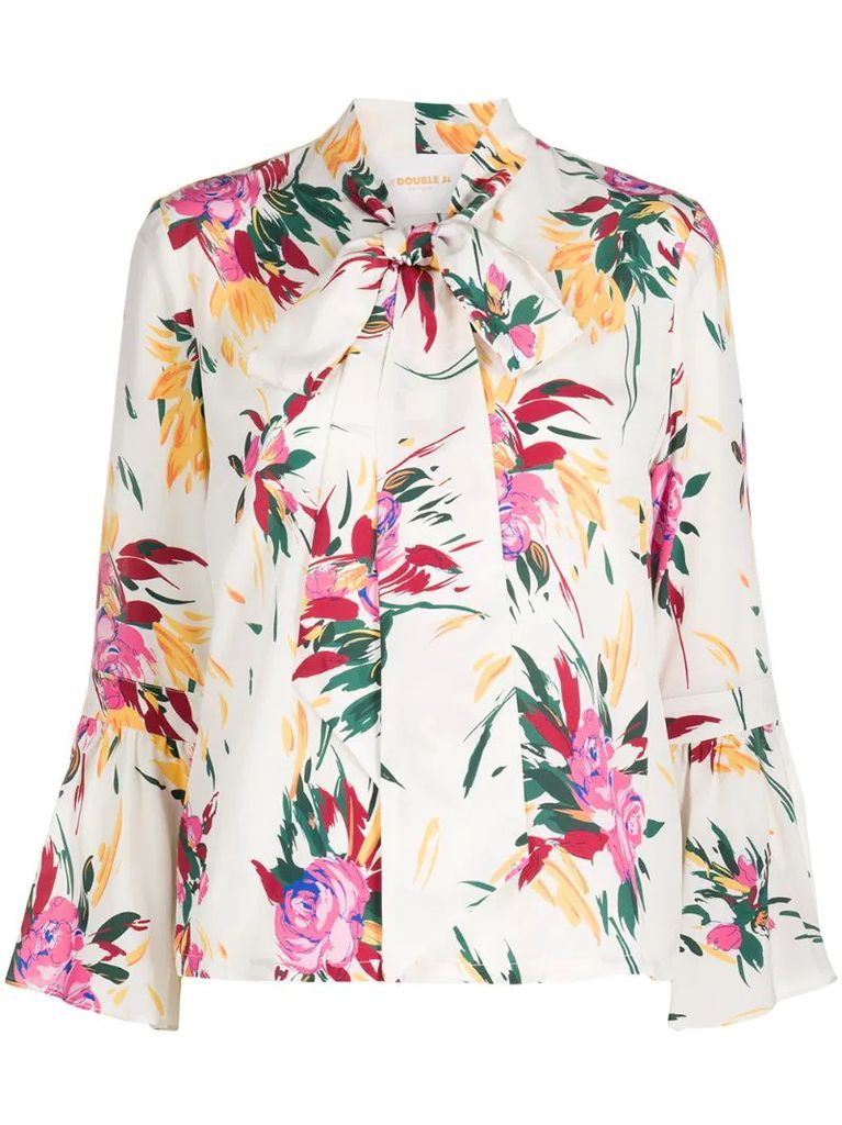 Happy Wrist floral print blouse