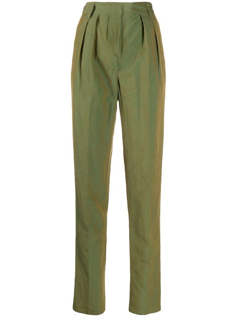 1990s slim-fit trousers