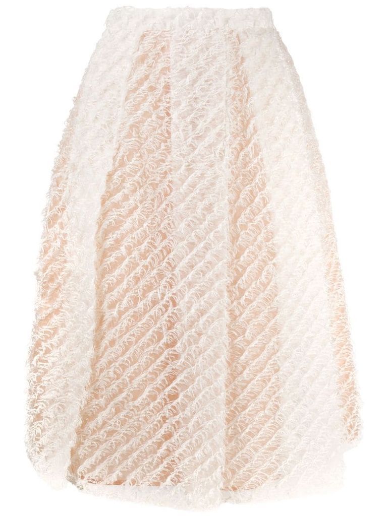 A-line fluffy skirt