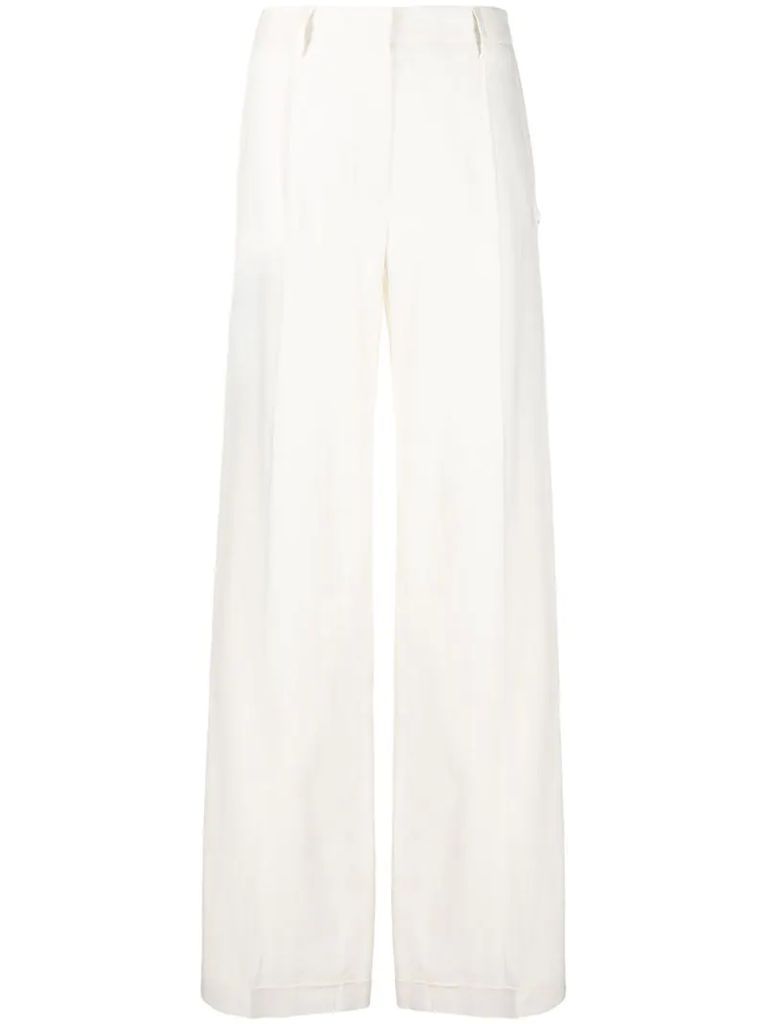 high waisted loose trousers