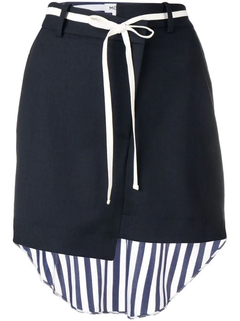 striped shirt back skirt