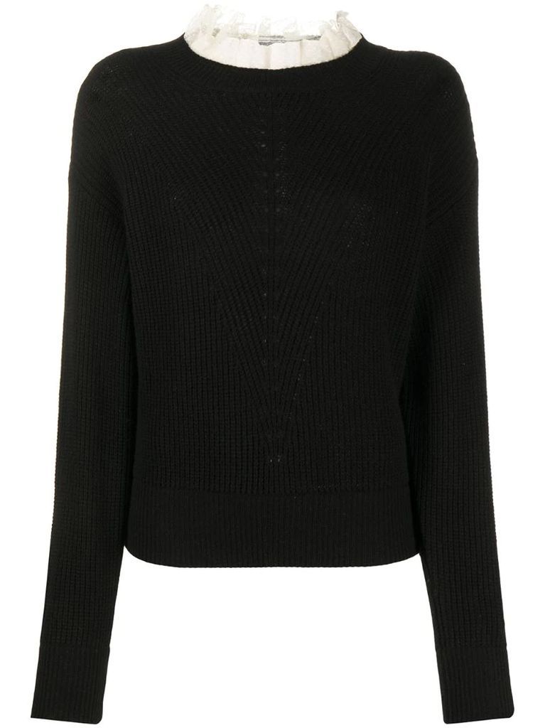 round-neck jumper