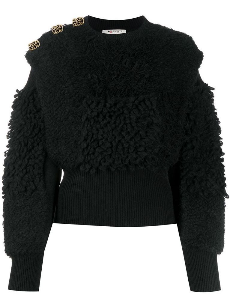 Fully Fashioned textured knit jumper