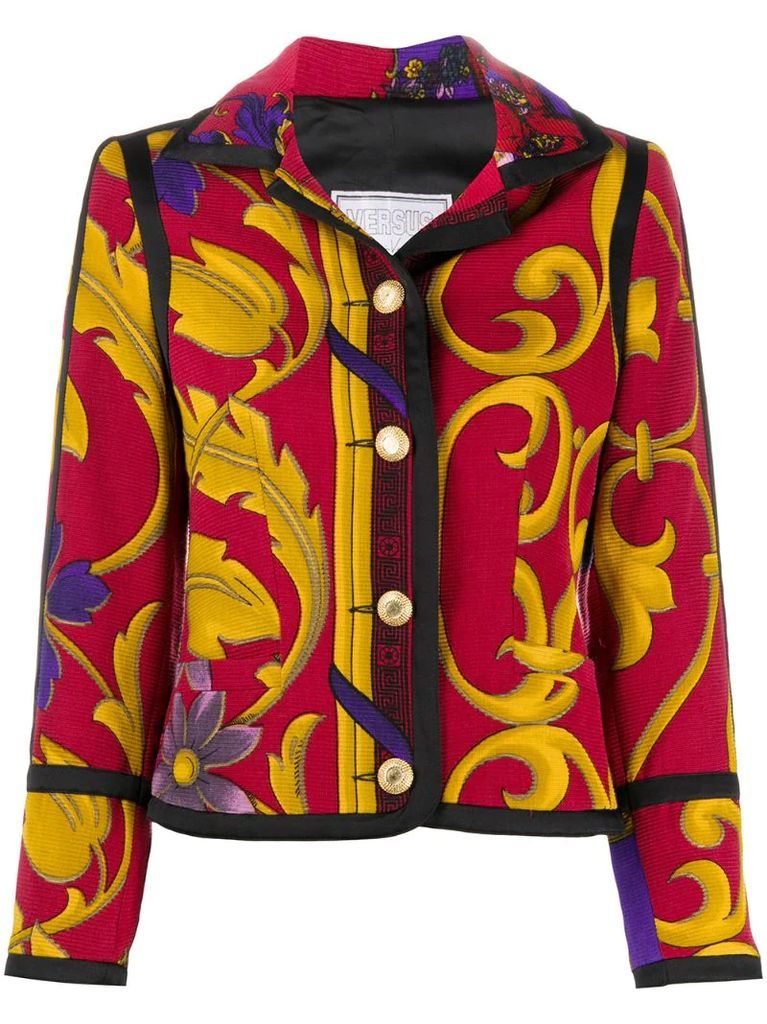 2000s Barocco print jacket